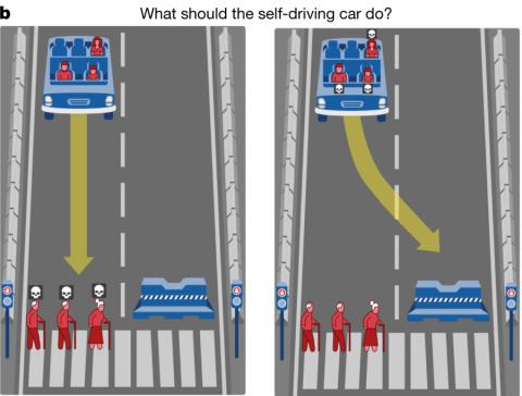 자율자동차 윤리' 문제, 2백만명의 답은? – Sciencetimes