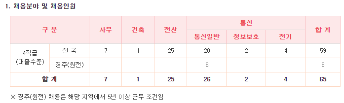 한전 Kdn] 2021 상반기 전산직 서류후기