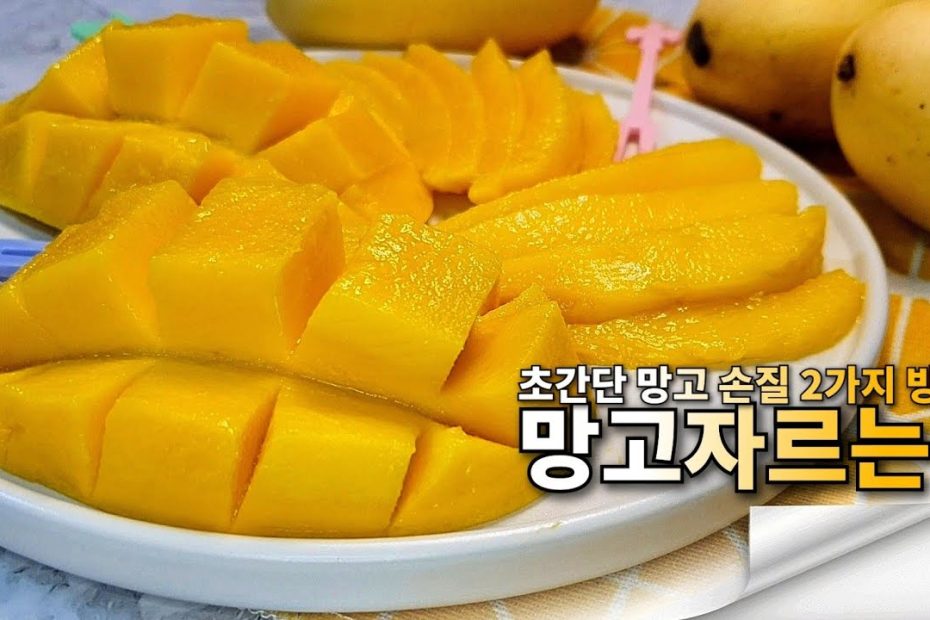 망고 자르기 2가지 방법 ㅣ초간단 가장 쉽고 빠르게 손질 까는법ㅣHow To Peel Mango Easily - 모먹찌 - Youtube