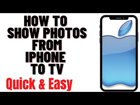 HOW TO SHOW PHOTOS FROM IPHONE TO TV