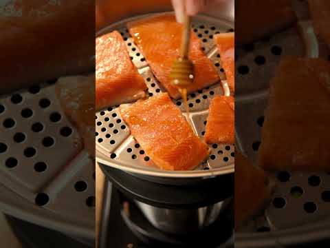 20 minutes Steamed Salmon & Vegetables dinner 🍲