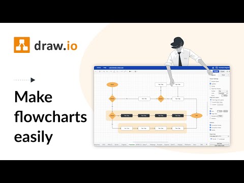 Make flowcharts quickly and easily with draw.io