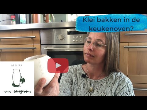 Klei bakken in de keukenoven