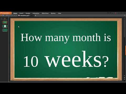 How many month is 10 weeks