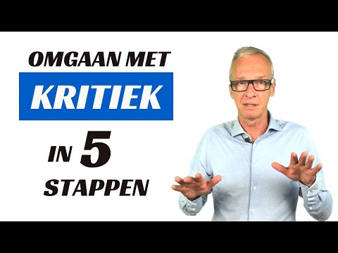 Omgaan met kritiek in 5 stappen