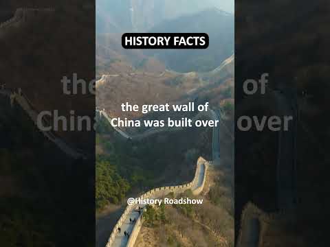 How long did it take to build the Great Wall of China?