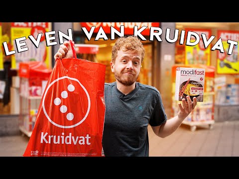 LEVEN op KRUIDVAT eten! 🤔 *Food Challenge*