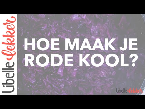 Rode kool maken op grootmoeders wijze: het basisrecept