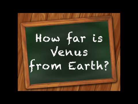 How far is Venus from Earth?