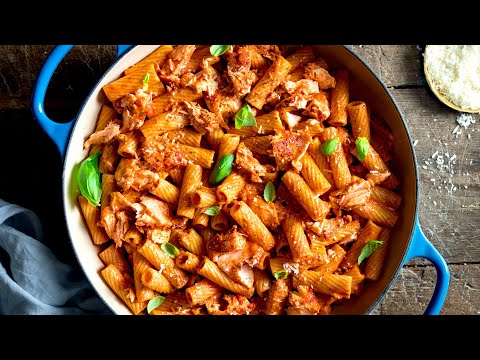 The Ultimate Tomato Salmon Pasta Recipe | Ready In 20 Minutes!