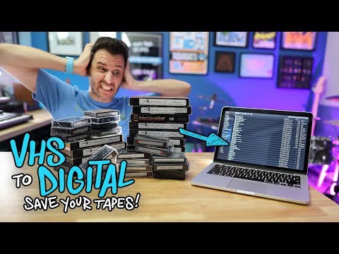 How to Convert VHS Tapes to Digital!