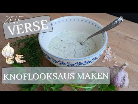 ZELF de LEKKERSTE Verse Knoflooksaus Maken