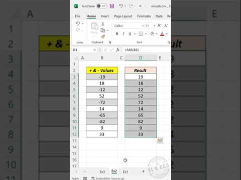 3 Formulas to Convert Negative Numbers into Positive Numbers in Excel.