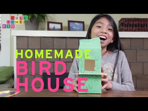 Homemade BIRD HOUSE | Full-Time Kid | PBS Parents