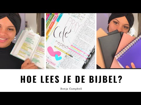 HOE LEES JE DE BIJBEL - “ IK WIL DE BIJBEL LEZEN MAAR IK WEET NIET HOE 😩”