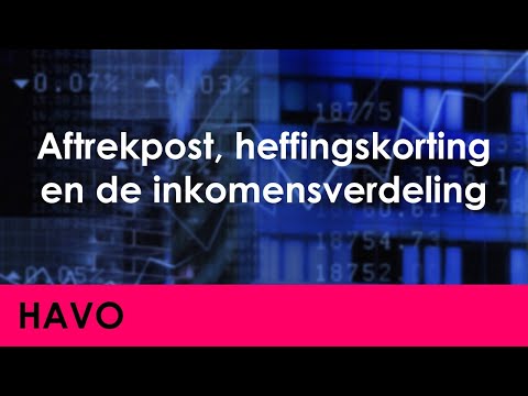 Aftrekpost, heffingskorting en de inkomensverdeling - Economie voor havo - Jong & Oud