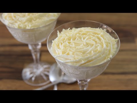 3-Ingredient White Chocolate Mousse Recipe