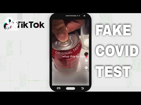 Yes, you can fake a positive COVID test by swabbing it with soda