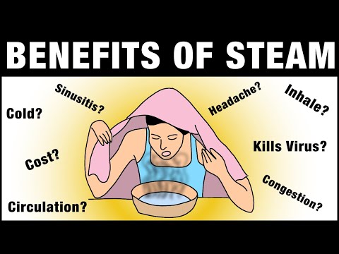 Steam inhalation at home / Steam inhalation benefits