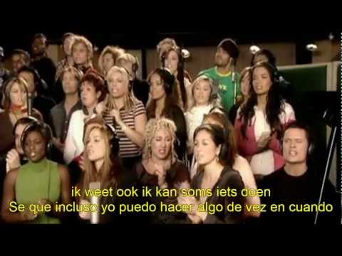 Als Je Iets Kan Doen - Artiesten voor Azië subtitulos en español