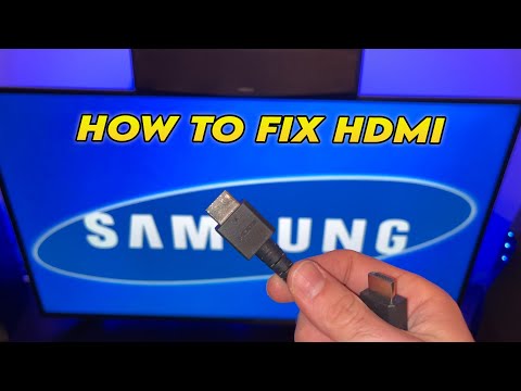 SAMSUNG TV - How to Fix HDMI No Signal Error Problem