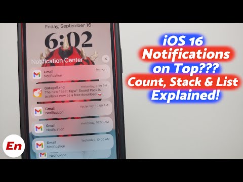 iOS 16 Can You Get Notifications on Top? iOS 16 Change Notification Display (List, Stack & Count)