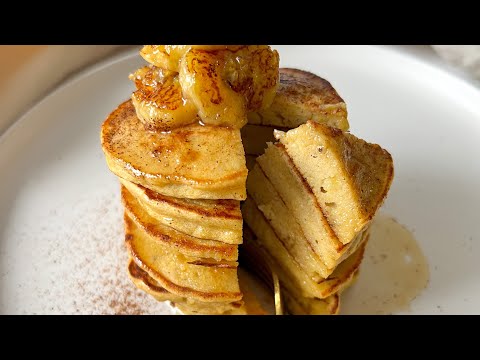 4 Ingredient Healthy Banana Pancakes 🥞