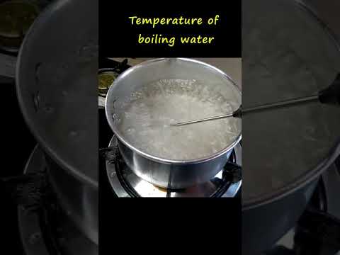 Temperature of boiling water ? @RavindraGodbole