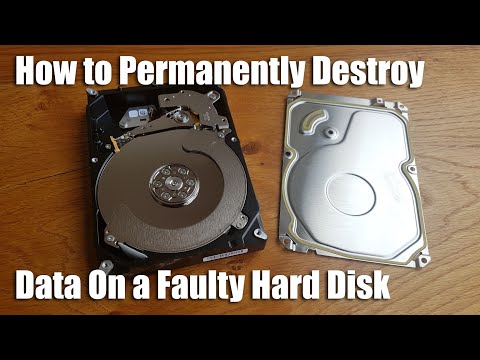 How to Destroy Data on a Hard Disk PERMANENTLY!