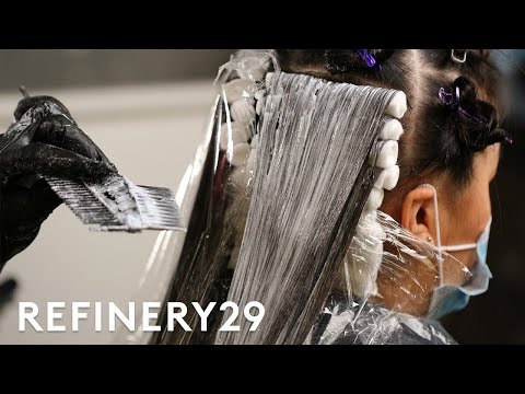 What Bleaching Does To Your Hair Up Close | Macro Beauty | Refinery29