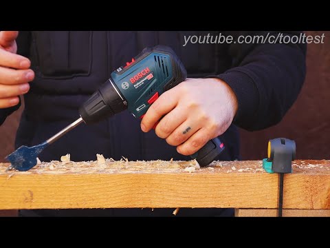 Bosch GSR 12V-30, 12V, Brushless cordless drill - work demonstration