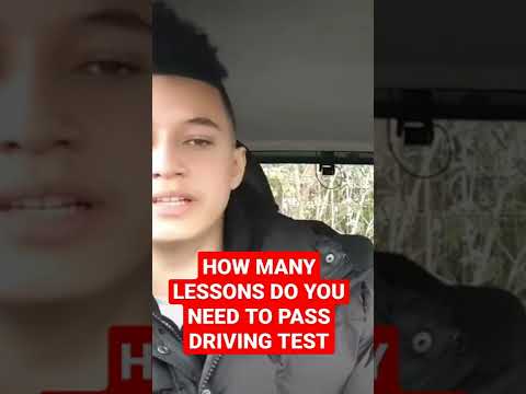 How many driving lessons do you need to Pass driving test