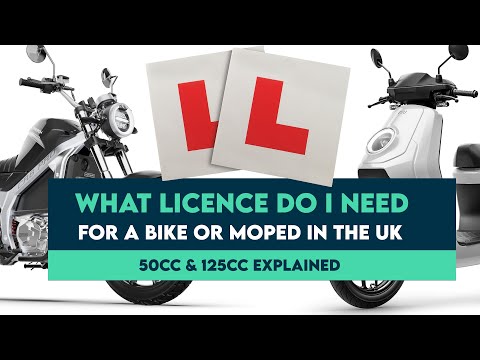 What Licence Do I Need? - Bike or Moped - Electric 50cc & 125cc