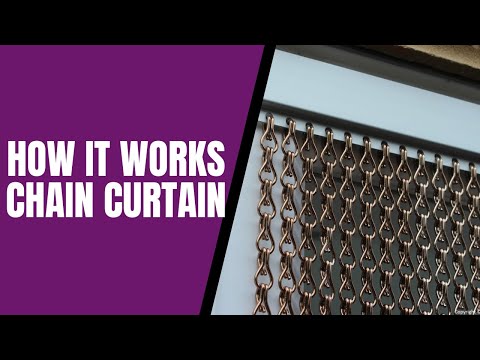 How it Works - Fly Screen Chain Curtain