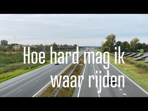 HOE HARD MAG IK WAAR RIJDEN!