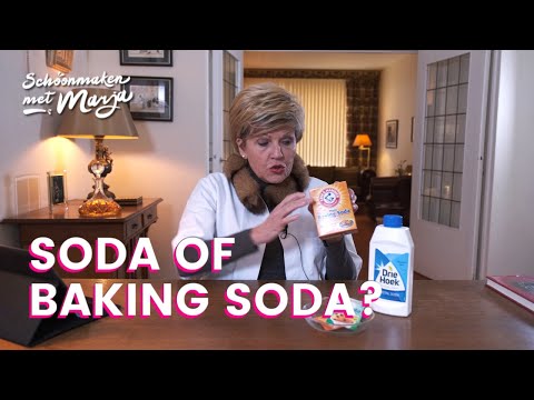 Wat is het verschil tussen baking soda en soda? 💦 Schoonmaken met Marja