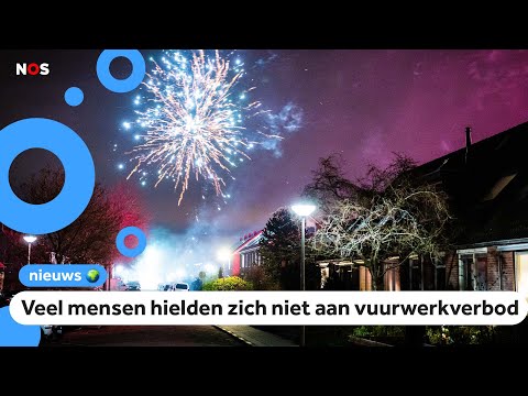 Vuurwerk, feest en ook onrust; zo vierde Nederland Oud en Nieuw