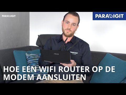 Hoe een WiFi router (draadloos) op modem aansluiten? | Tip | Paradigit