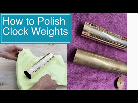 Clock Repair - How to Polish Grandfather Clock Weights