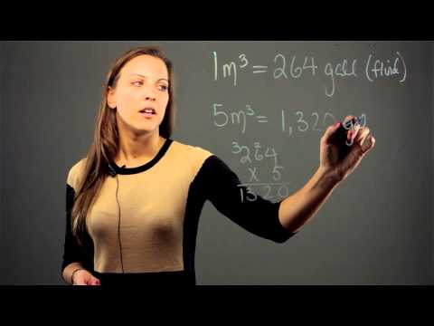 How Many Cubic Gallons in a Cubic Meter? : Math Conversions & Calculations