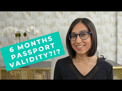 6 Month Passport Validity Rule | Can I travel with less than 6 months left on my passport?