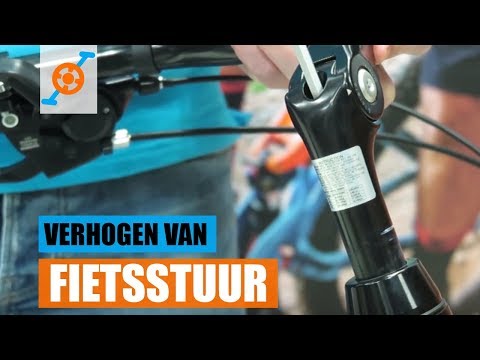 Hoe een Fietsstuur verhogen / Verstellen van -