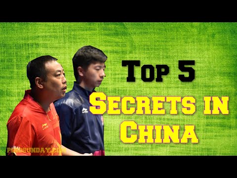 Top 5 Secrets in China (Table Tennis)