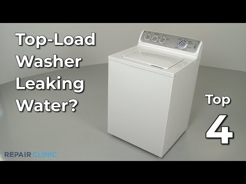 Top-Load Washer Leaking Water — Top-Load Washing Machine Troubleshooting