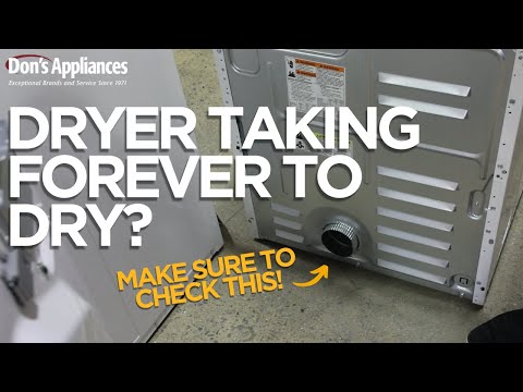 Why Does My Dryer Take So Long to Dry?