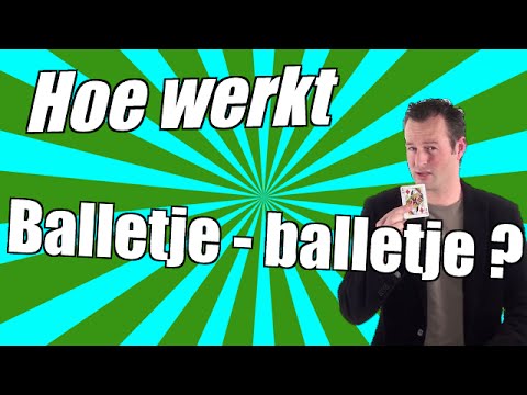 Goocheltrucs met uitleg - Hoe werkt balletje balletje (met kaarten)?