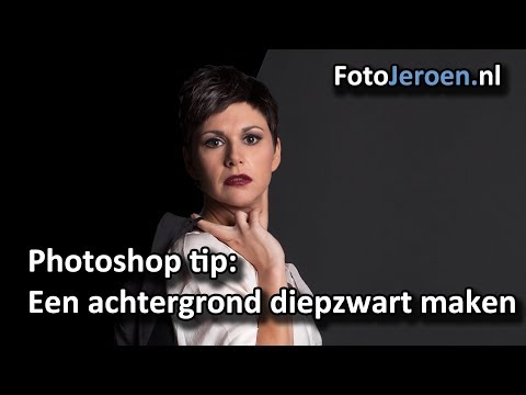 Een zwarte achtergrond maken (Photoshop)