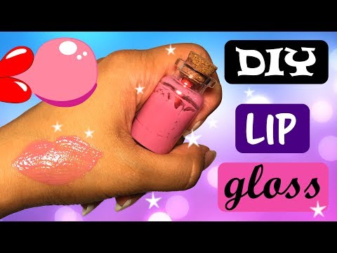 Zelf lipgloss maken met BUBBLEGUM smaak - Hoe maak je zelf lip gloss in een potje?