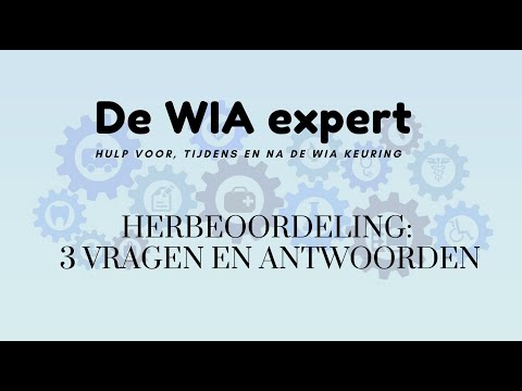 3 vragen over de herbeoordeling