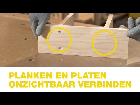 Praxis |   Planken en platen onzichtbaar verbinden | Hoe doe je dat?